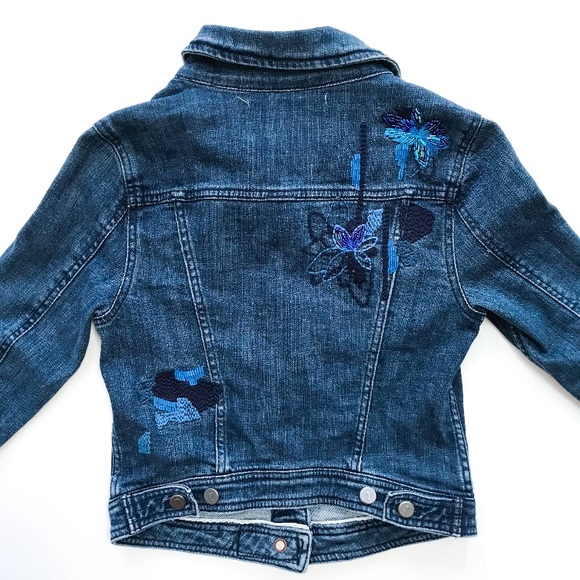 Anthropologie Embroidered Denim Jacket - Picture 7 of 8